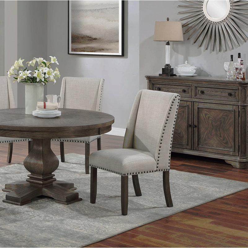 Chaises d'appoint traditionnelles 2Pc rembourrées