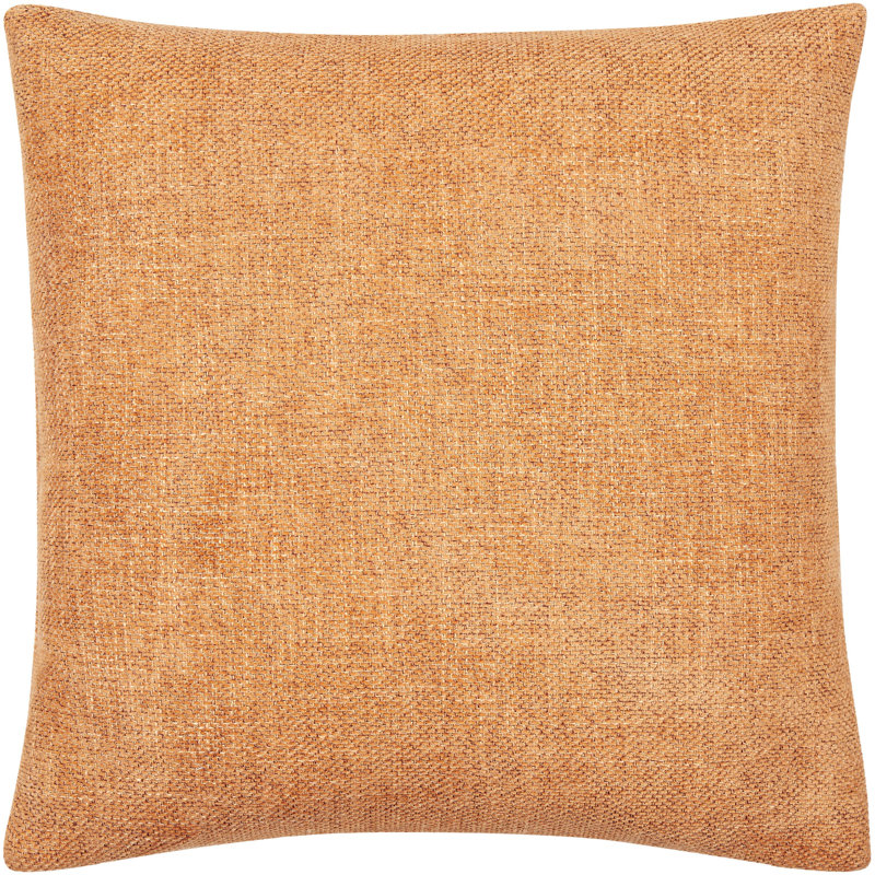 Sajani Accent Throw Pillow Cover, Down Blend, 20"H x 20"W, Orange