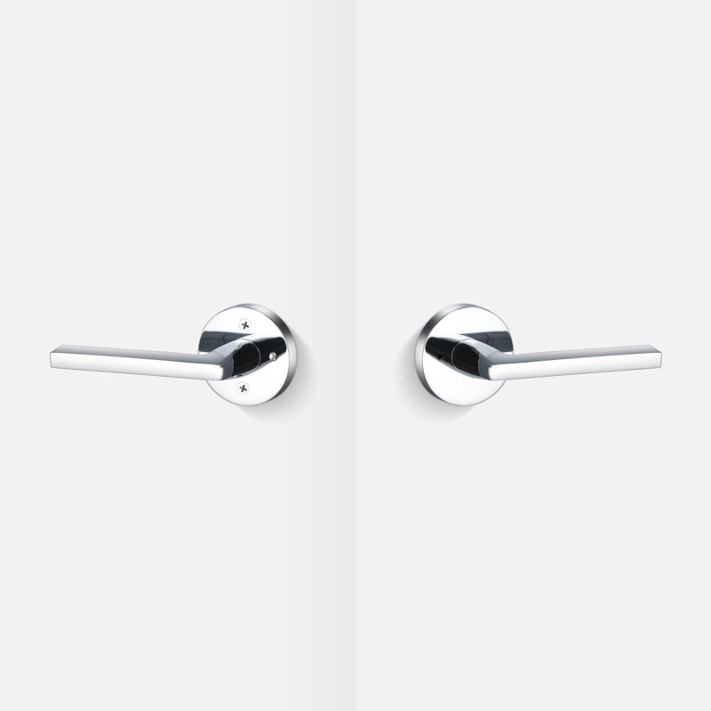 Rosette ronde Escala, Chrome poli