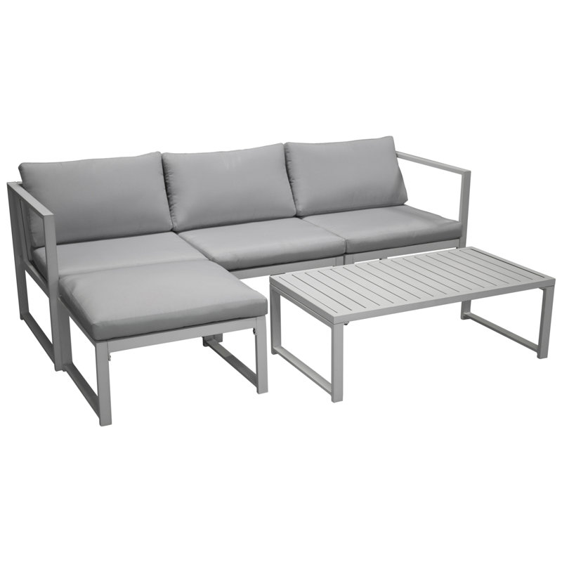 Elanah 4 Seater Corner Sofa Set