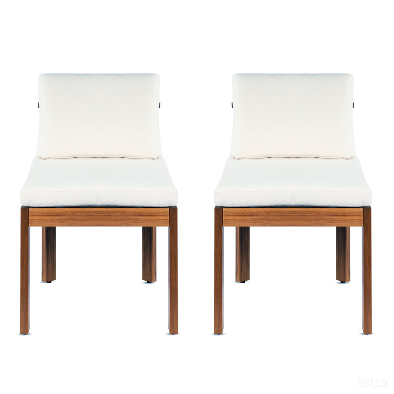 Ensemble de chaises d'extérieur en bois d'acacia
