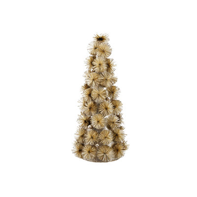 Tinsel Ball Tree W Glitter Beads