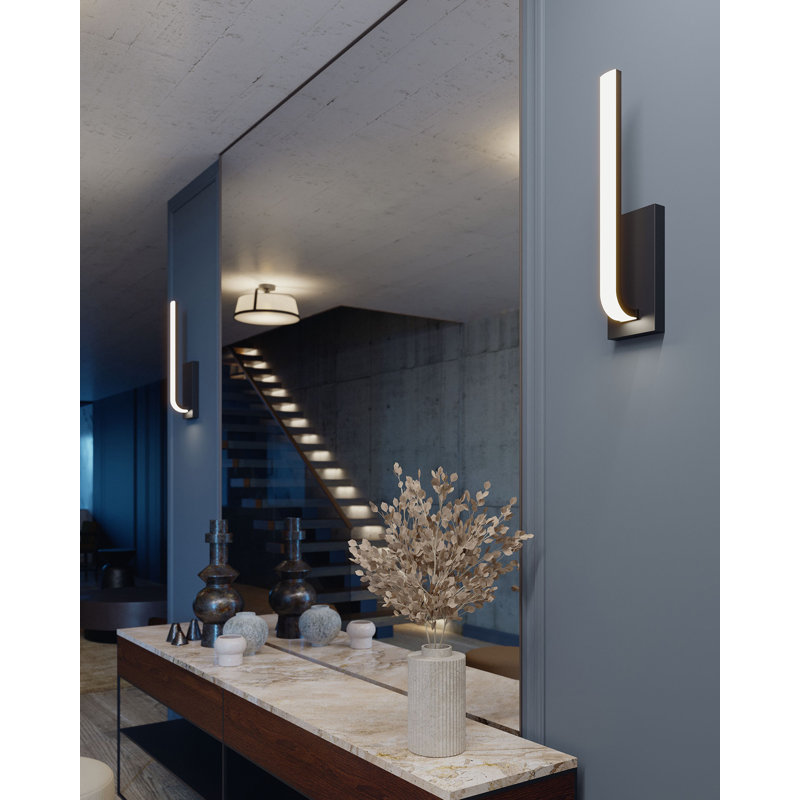 Hymel 20'' LED Sconce, Black