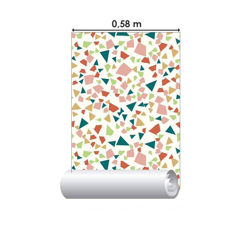 Rouleau de papier peint pelez et collez, L 126 po x l 24 po