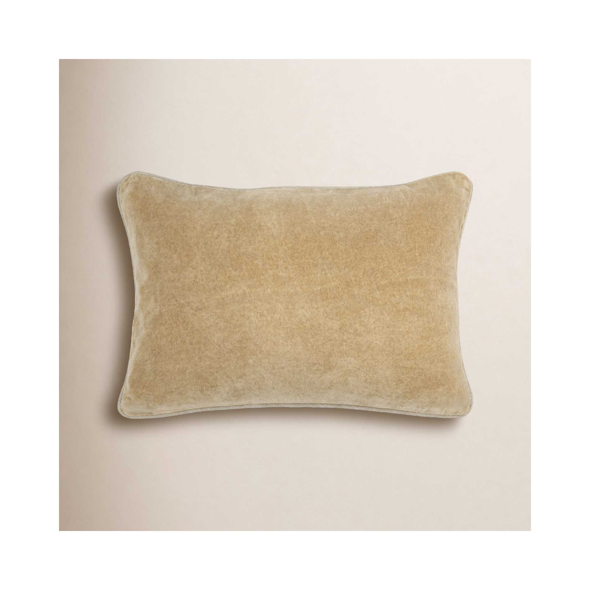 Goodall Throw Pillow, Wheat, Rectangle 14"H x 20"W