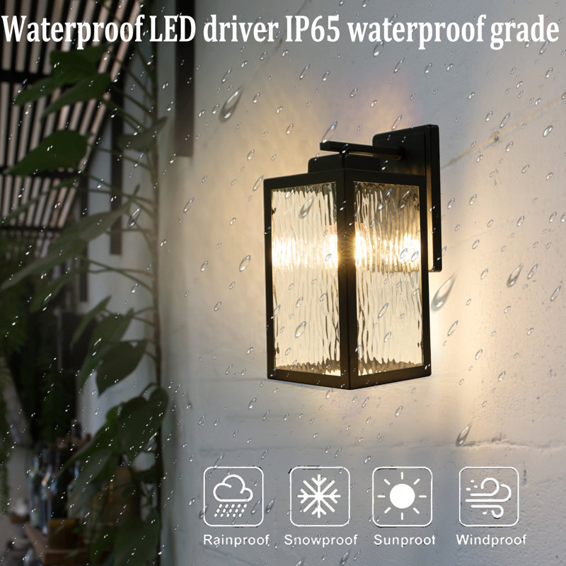 1-light Outdoor Waterproof Wall Light