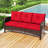 3-person Patio Rattan Sofa With Wide Armrests-1801072869
