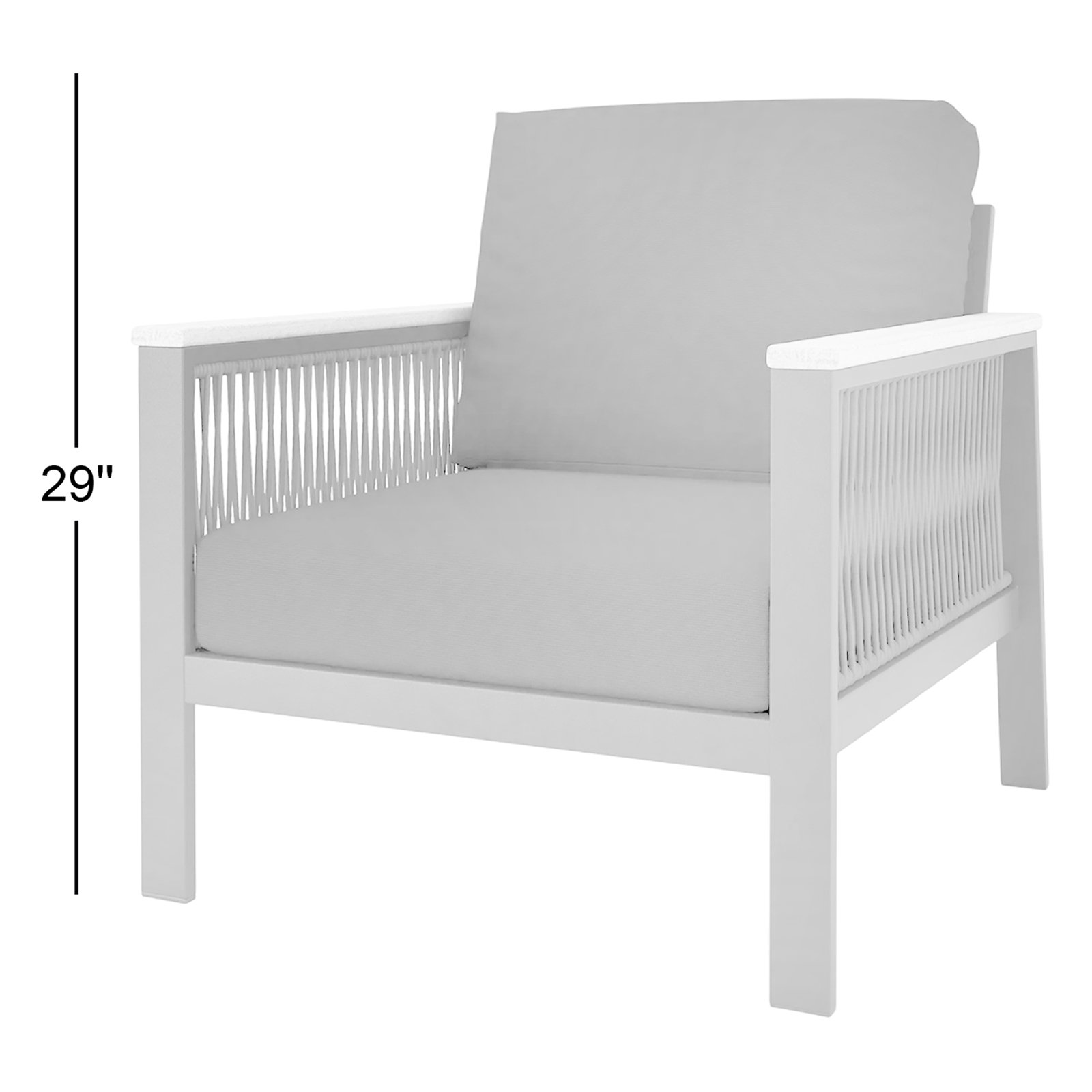 Townsend Sunbrella® Patio Lounge Chair, Canvas Granite Sunbrella® Canvas