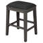 Ensemble de 5 tables de bar en bois à hauteur de comptoir avec 2 tabourets et 2 chaises, blanc-224285372-224285370-224285373
