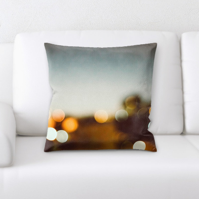 Housse et insert de coussin carré flouté