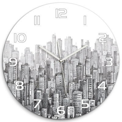 Jonithan Glass Wall Clock