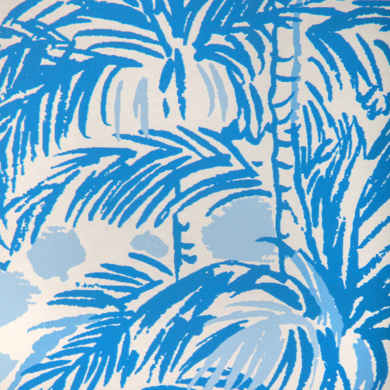 Lilly Pulitzer Palm Beach Wallpaper, Blue/Lapis
