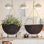 Ensemble de pots à fleurs suspendus 2 pièces Boxdale-474974169-474974170