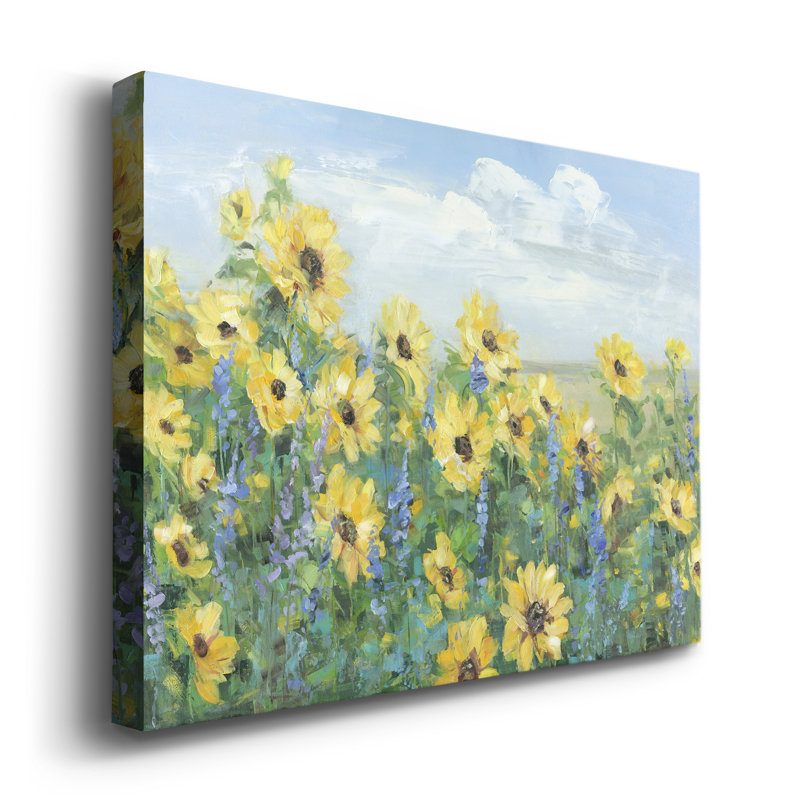" Sunflower Fields Forever ", 24" H  x 36" W x 1" D