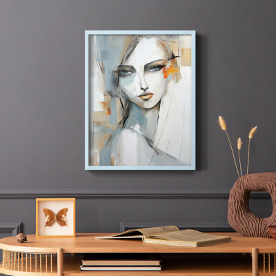 WOMEN Series LXXXIX  -Premium Framed Print -Ready to Hang - No Nails Required