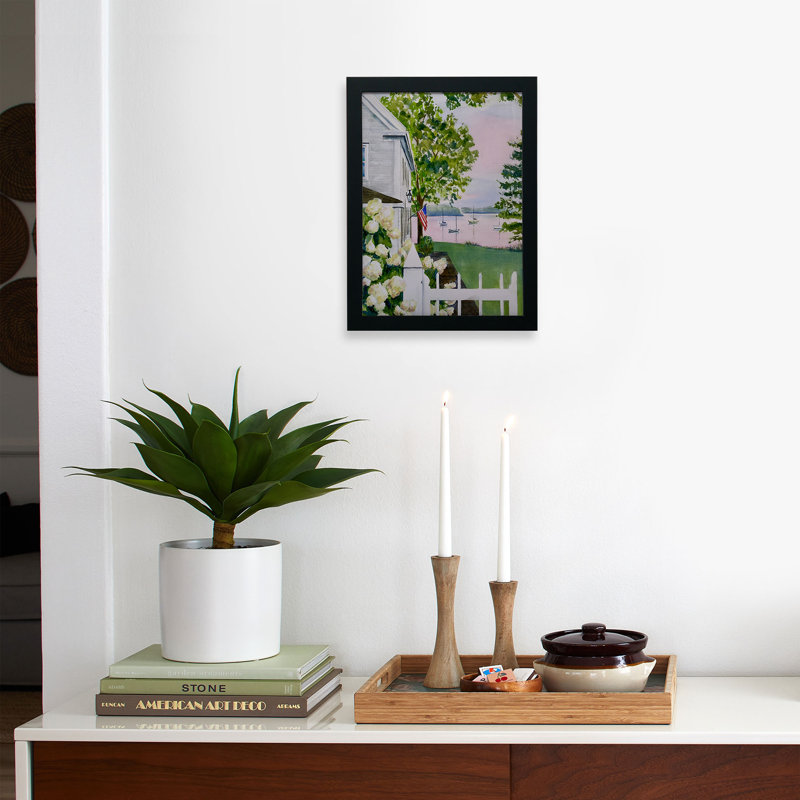 Laura Trevey, New England Hydrangea, affiche encadrée, H 12 po x l 9 po