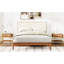 Lit plateforme solide en bois de bambou sec 12 pouces