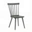 Ensemble de 2 chaises de salle à manger en bois vieilli rustique avec configuration simple et utilisation polyvalente-165014234