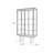 Black Solid Wood+Tempered Glass Display Cases-120927943