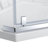 Dreamwerks Capri 36"W x 36"D x 78.5"H Frameless Neo Angle Corner Shower Kit in Chrome-101810905
