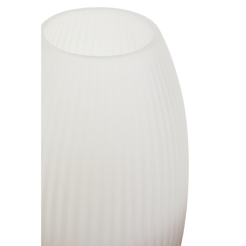 Azenet Handmade Glass Table Vase, 25cm H x 15cm W x 15cm D