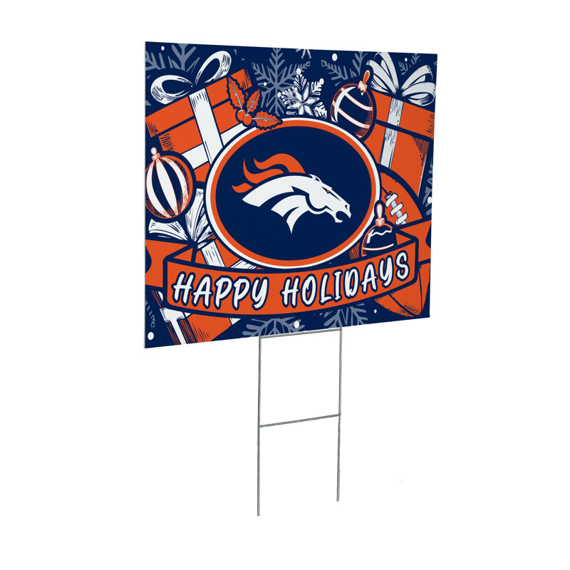 Enseigne de cour Denver Broncos, fête