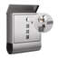 Lenka Steel Post Mounted Post Box-109681876-109681874