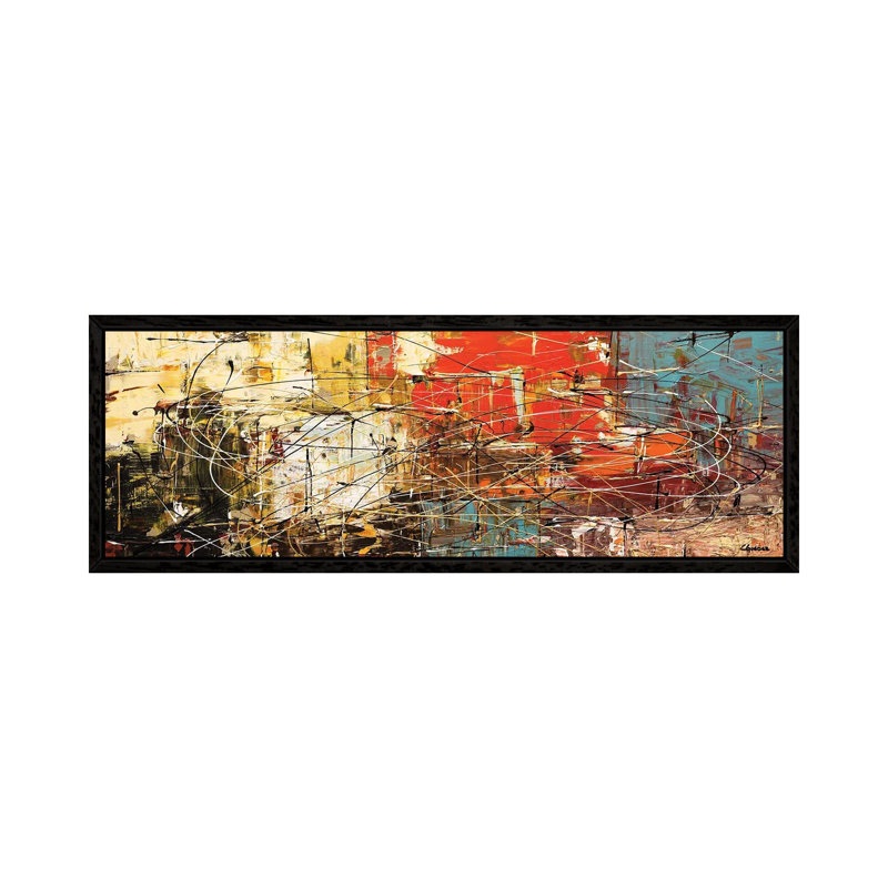 Artylicious by Carmen Guedez - Panoramic Gallery-Wrapped Canvas Giclée on Canvas, 30.48 cm H x 91.44 cm W