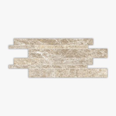 Rosetta Sand Matte Linear Pattern Porcelain Mosaic