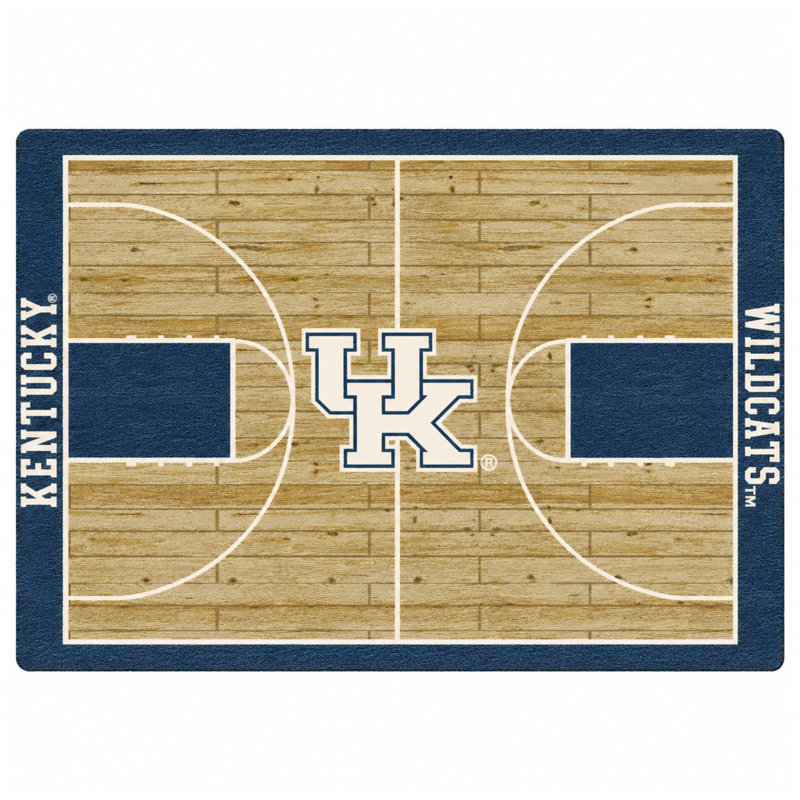 Tapis Court University de l'Université du Kentucky, Rectangle 7 pi 8 po x 10 pi 9 po