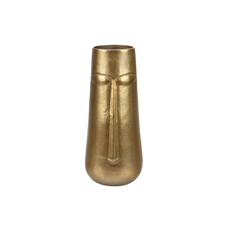 Hearld Metal Table Vase, 16x16x28 Cm, Gold