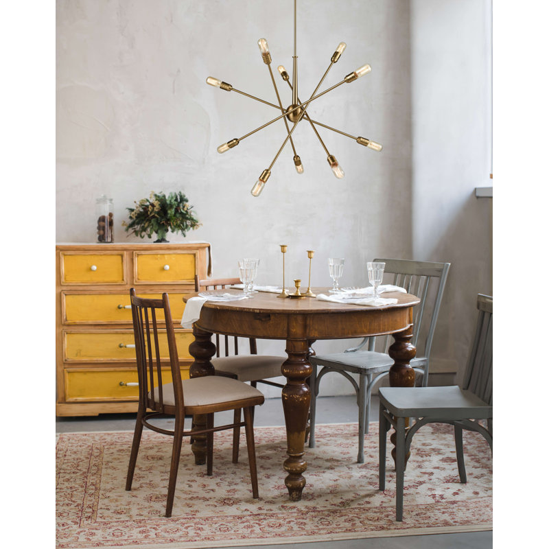 Deirdra 10 - Light Gold Sputnik Pendant