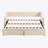 Jaaire Twin Size Upholstered Tufted Daybed Bed with Pop Up Trundle-838649898