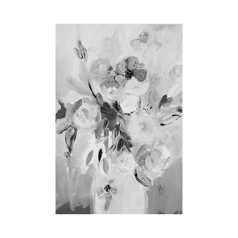 Soft Vase by Daisy D - Wrapped Canvas Print, 20.32 cm H x 30.48 cm W