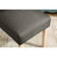 2 pièces de mobilier de salle à manger gris anthracite - construction en bois massif, revêtement, ajout élégant à la paire de chaises, de 2 pieds, look élégant-2020343840