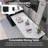 82.7" Kitchen Island With Extendable Dining Table With Spice Rack & Power Outlet-1070251151