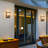  Brown Outdoor Wall Sconce Waterproof Exterior Light Fixture with  Glass Shades-668526208