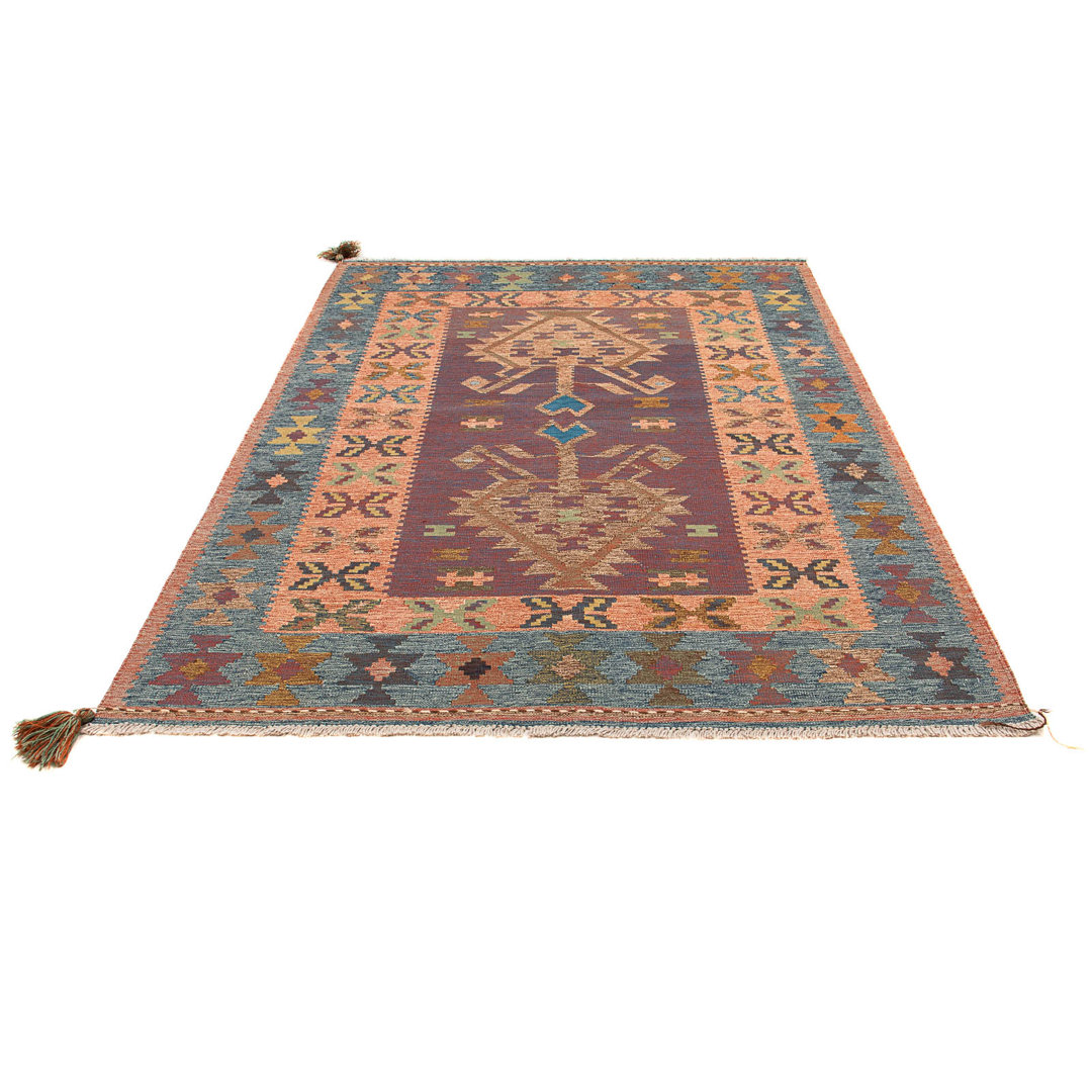 Handgewebter Kelim Teppich - Oriental - 207 X 151 Cm - Mehrfarbig