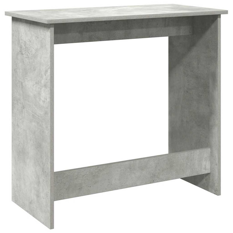 Bureau moyen en bois d'ingénierie vidaXL, Gris béton