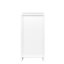 White Wine Cabinet With Drawer And Shelf - Stylish Storage Modular For Dining, Large Space, Accessories, Display Books & Decor