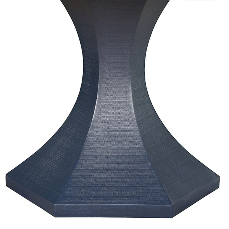 Glass Dining Table, Navy