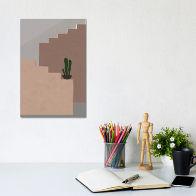 Stairs 1 Piece Wrapped Canvas Wall Art
