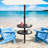 Patio Outdoor Umbrella Table Tray-975369031