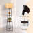 Euron 60'' Black Column Floor Lamp