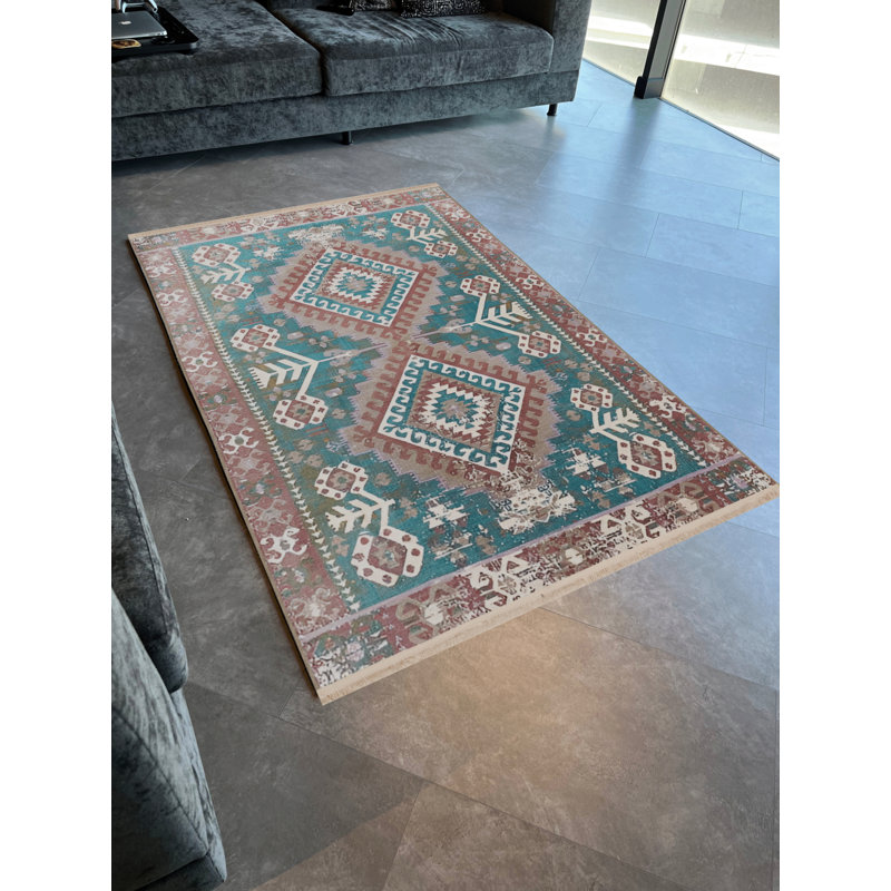 Tapis rectangulaire Yazlin, Rectangle 2 pi 8 po x 5 pi