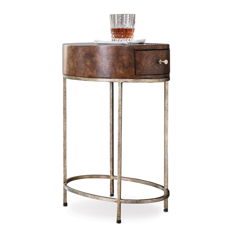 French Solid Wood End Table