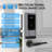 6-in-1 Smart Locks Keyless Touchscreen Deadbolt fingerprint APP Remote Control Electronic Door Locks-106454091