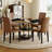 Versatile Dining Set with Modern Design and Practical Storage