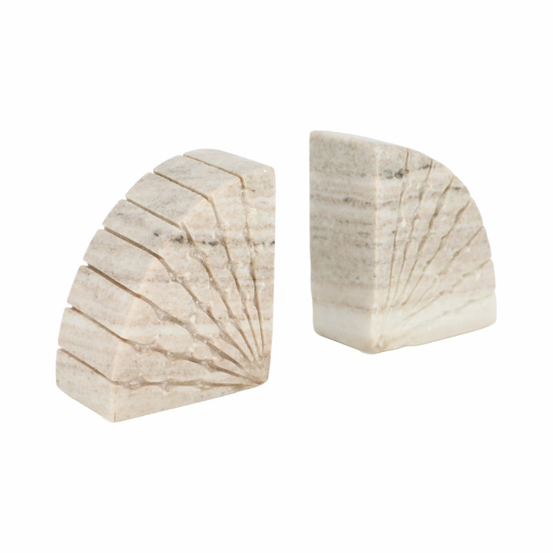 Ensemble de 2 serre-livres Onyx Marble