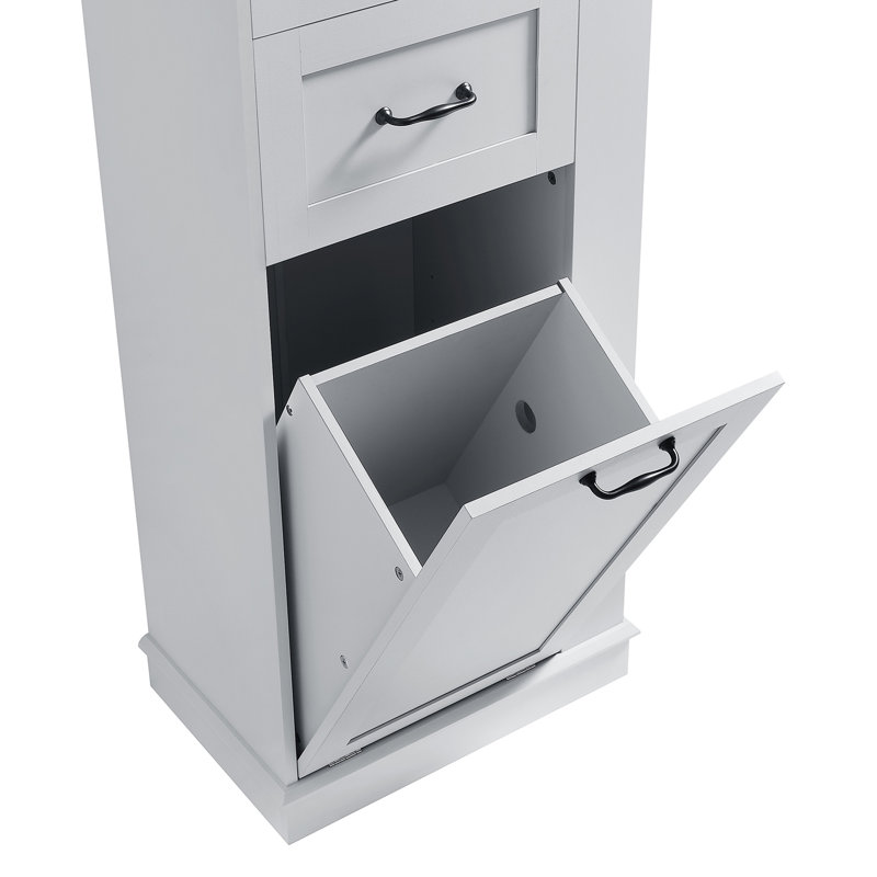 Mona 67.8'' Freestanding Bathroom Cabinet, Gray